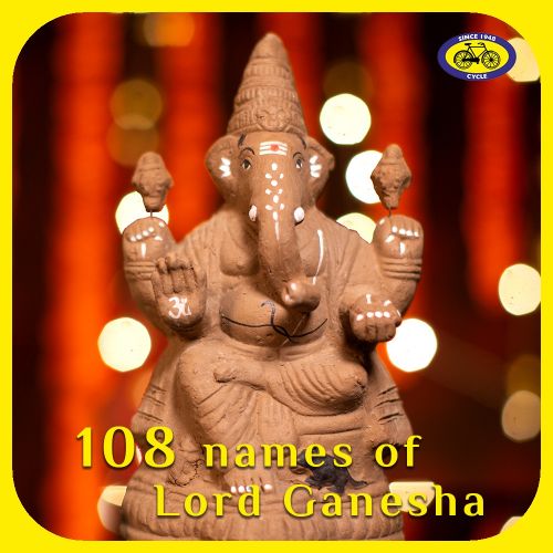 108 names of Lord Ganesh Ganesha Ashtottara Shatanamavali Names of Ganpati